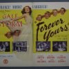 FOREVER YOURS (1945) Half Sheet Movie Poster