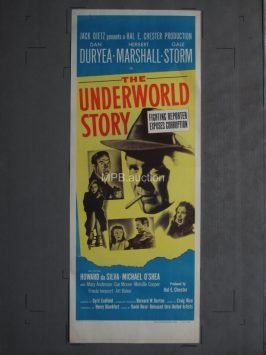 UNDERWORLD STORY (1950) Insert Movie Poster