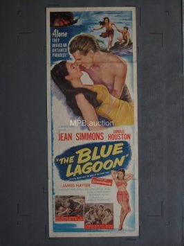 BLUE LAGOON (1949) Insert Movie Poster