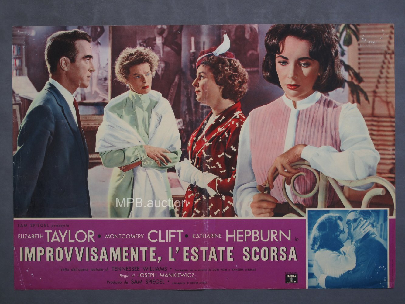 SUDDENLY LAST SUMMER (1960) Original Italian Photobustas (8)