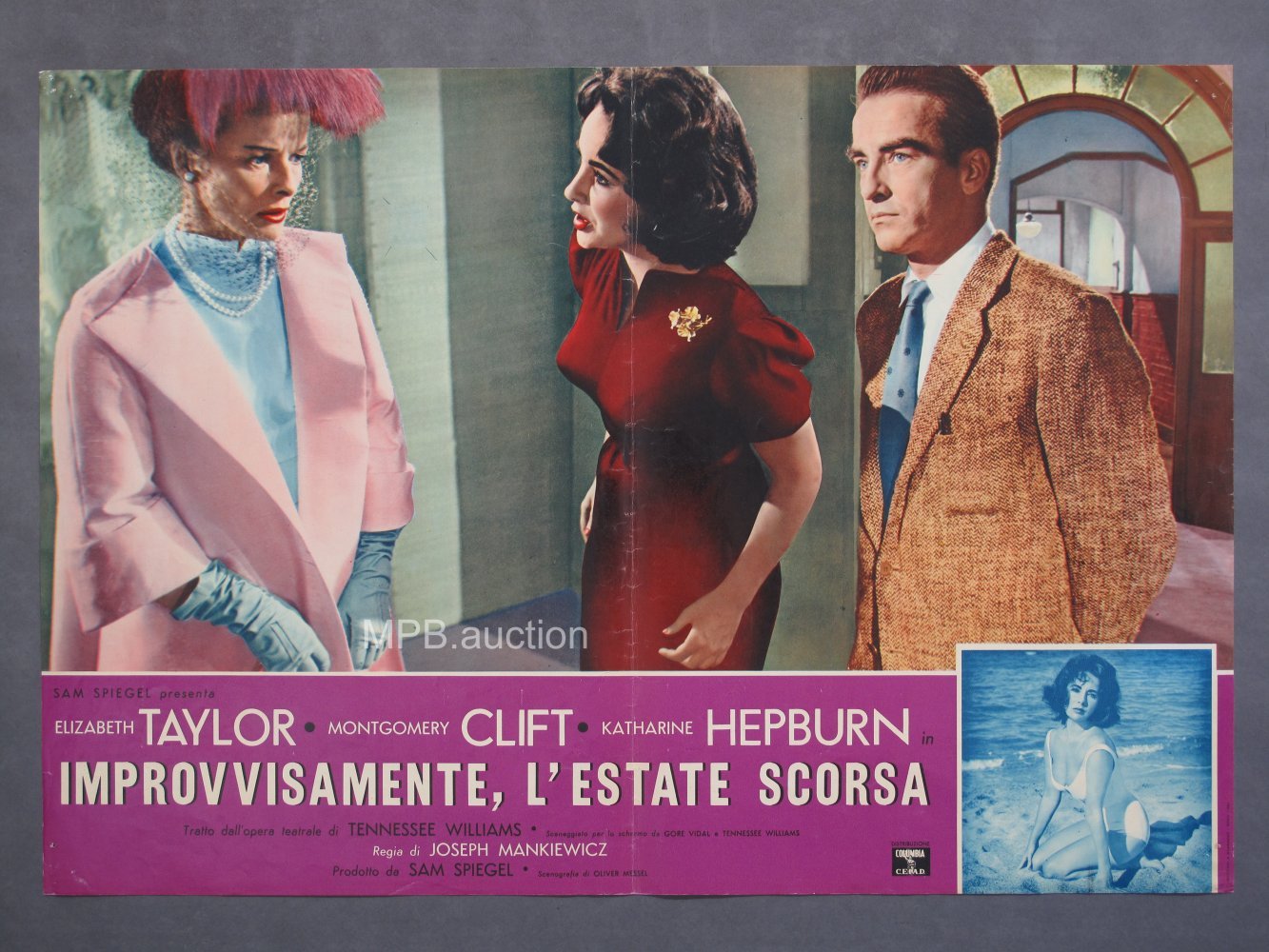 SUDDENLY LAST SUMMER (1960) Original Italian Photobustas (8) - Image 3