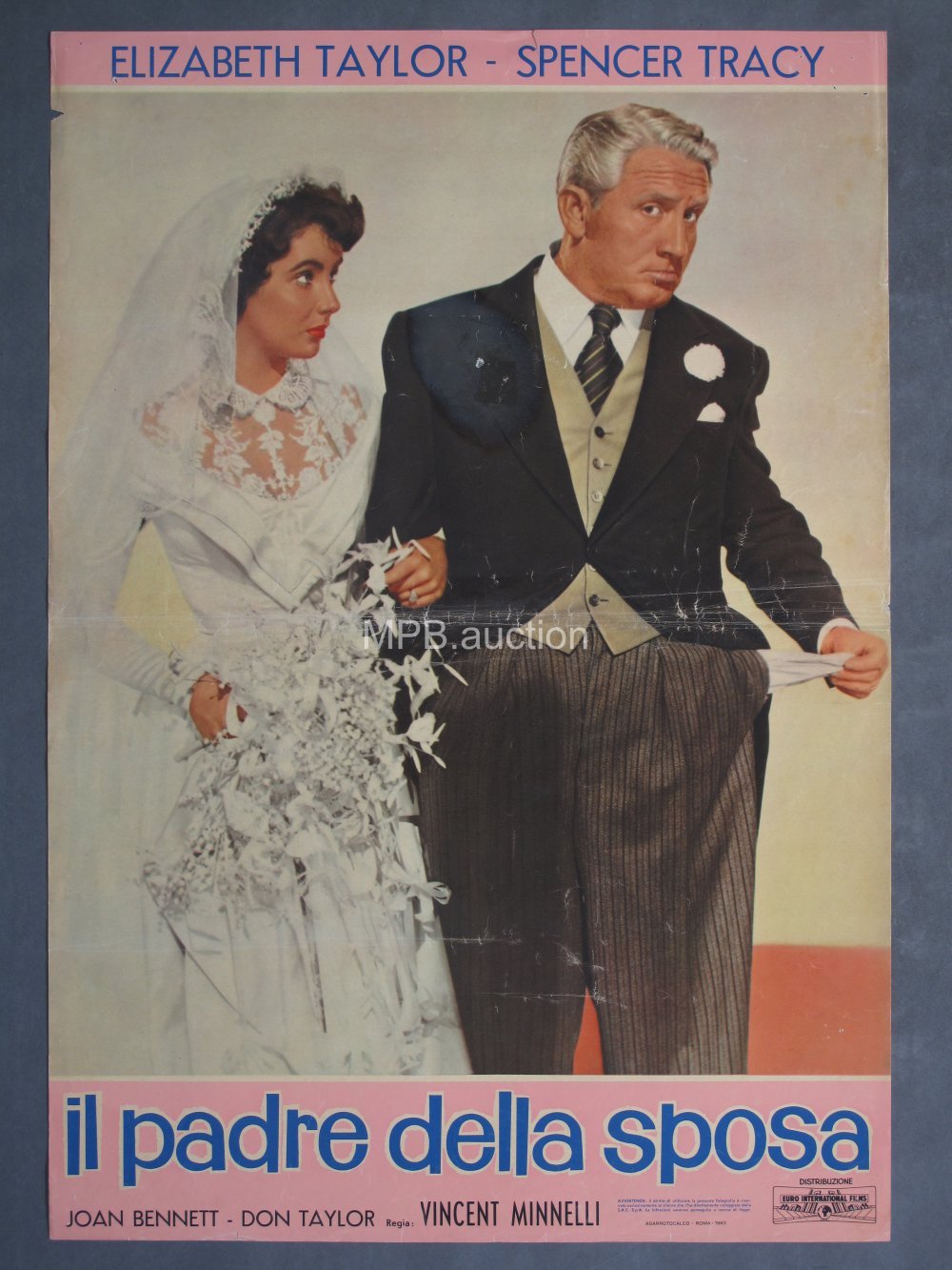 FATHER OF THE BRIDE (1963R) Original Italian Photobustas (6)