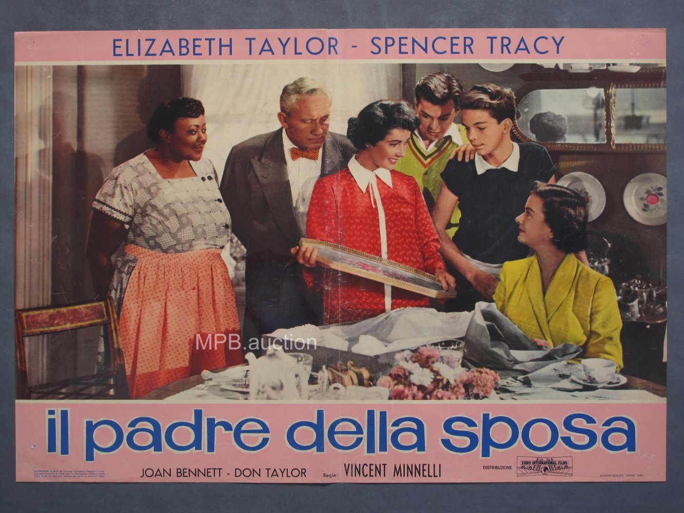 FATHER OF THE BRIDE (1963R) Original Italian Photobustas (6) - Image 5