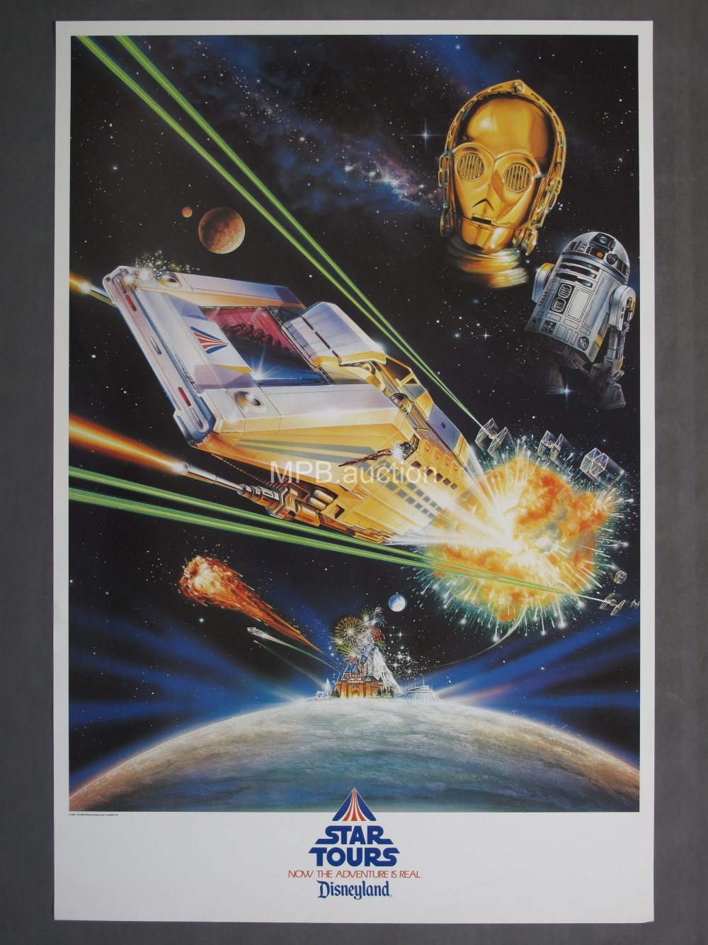 STAR TOURS (9) Poster Group (1980s) Disneyland Attractions Posters - Image 2