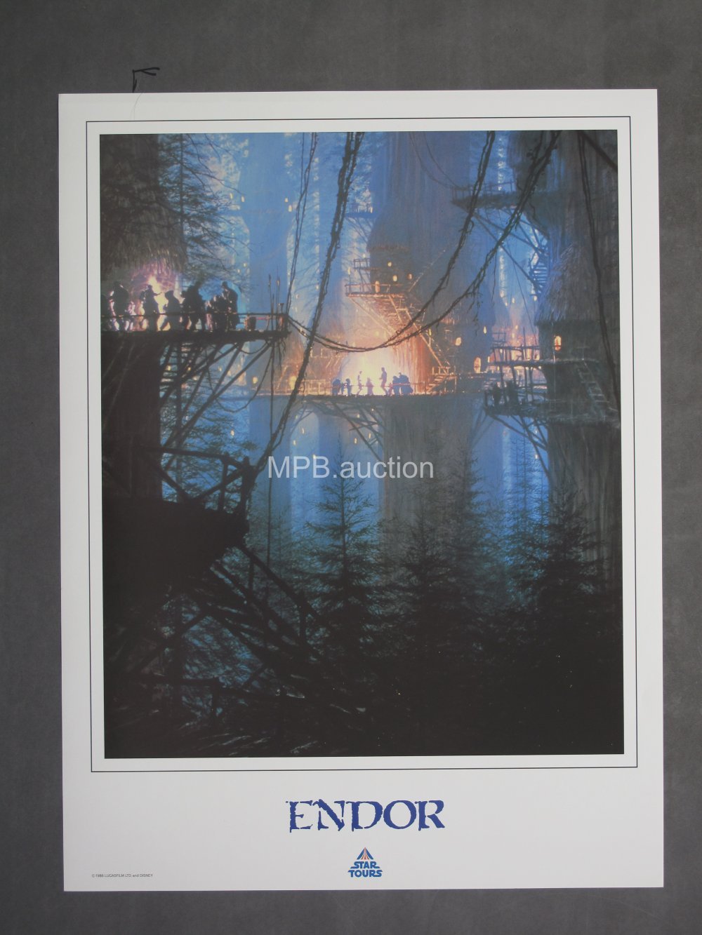 STAR TOURS (9) Poster Group (1980s) Disneyland Attractions Posters - Image 3
