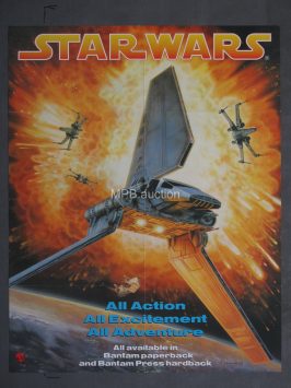 STAR WARS (1995) Bantam Books Ad Poster