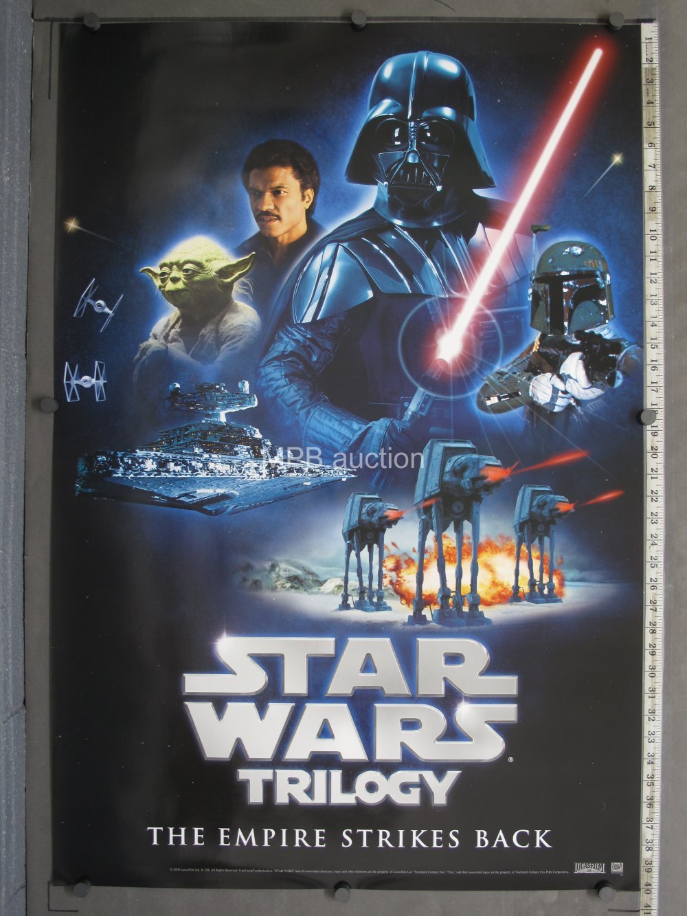 STAR WARS TRILOGY: EMPIRE STRIKES BACK (2004) Original Video Movie Poster