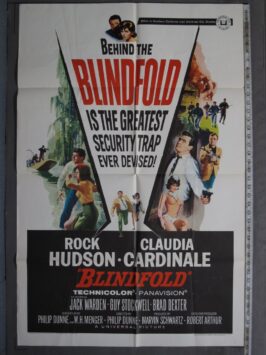 BLINDFOLD (1966)  Original Movie Poster