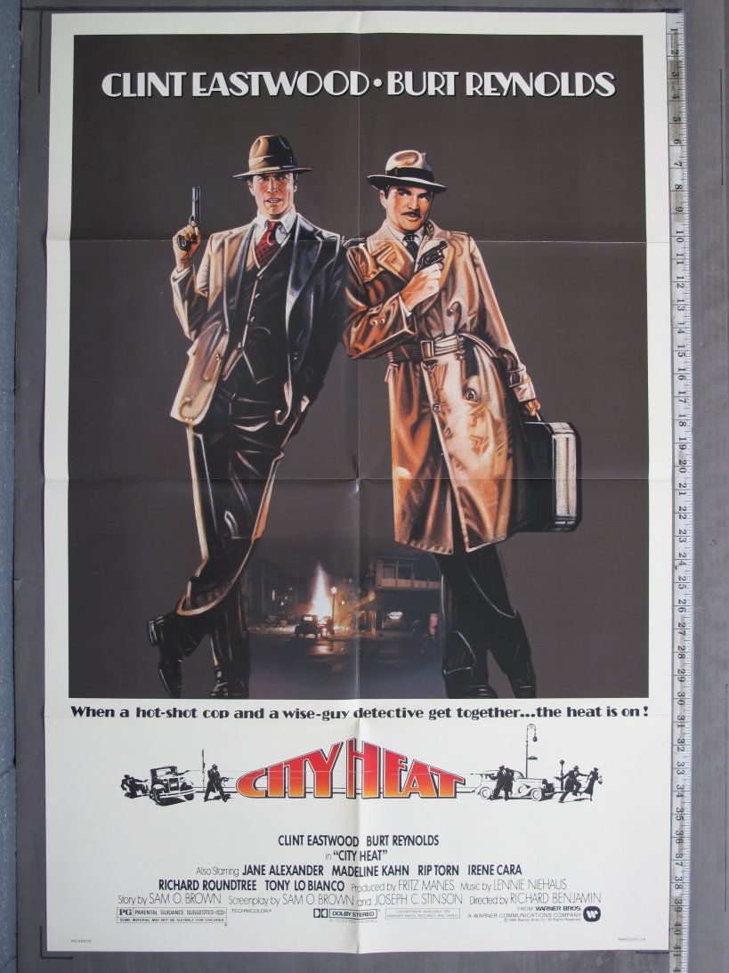 CITY HEAT (1984)  Original Movie Poster
