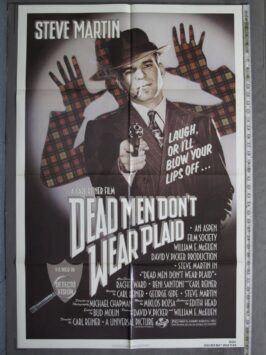 DEAD MEN DON'T WEAR PLAID (1982)  Original Movie Poster
