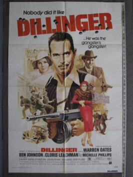 DILLINGER (1973)  Original Movie Poster