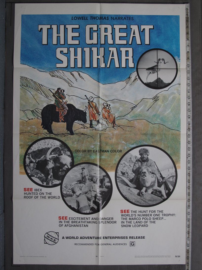 GREAT SHIKAR (1970) Original Movie Poster