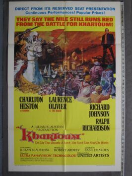 KHARTOUM (1966) Original Movie Poster