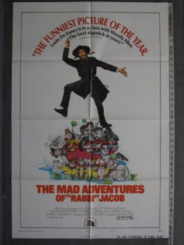 MAD ADVENTURES OF RABBI JACOB (1974) Style-C Original Movie Poster