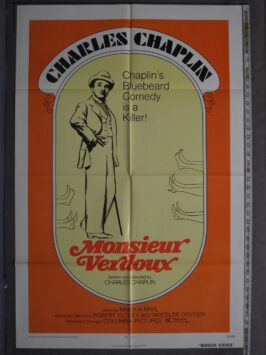 MONSIEUR VERDOUX (1972R) Original Movie Poster