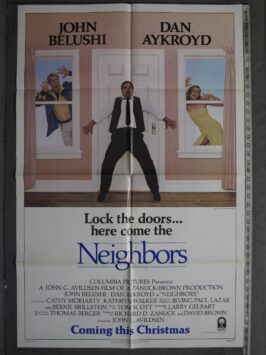 NEIGHBORS (1981) Advance Original Movie Poster