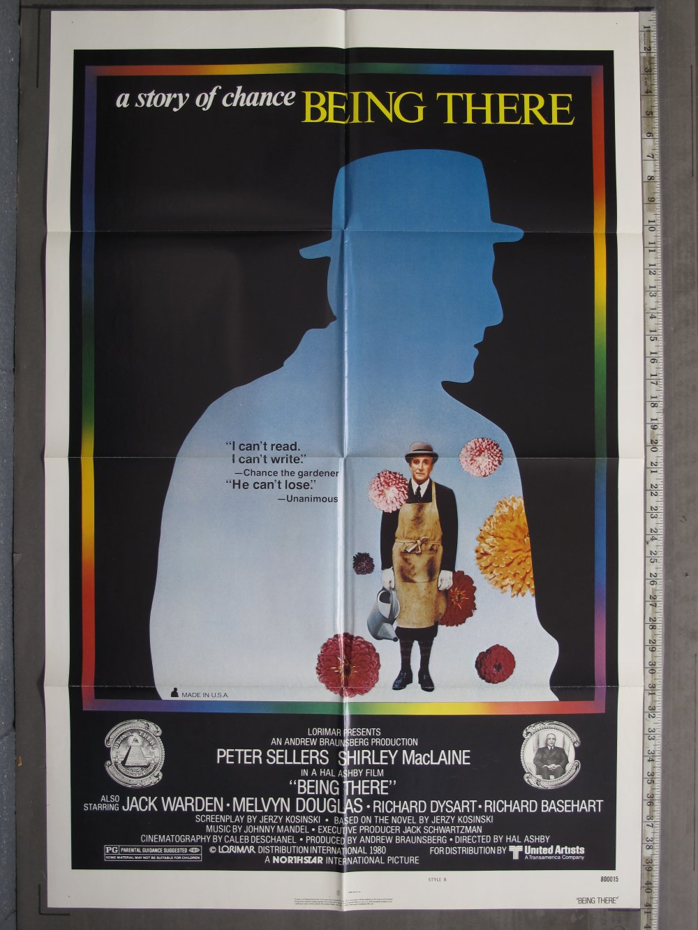 BEING THERE (1980) Style-B Original Movie Poster