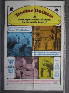 DOCTOR DOLITTLE (1969R) Original Movie Poster