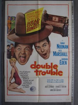 DOUBLE TROUBLE aka SWINGING ALING (1960) Original Movie Poster
