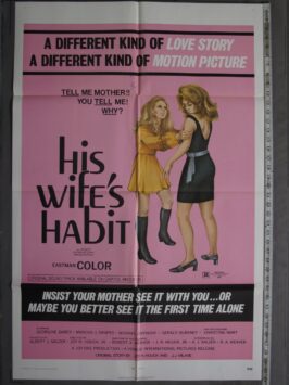 HIS WIFE'S HABIT (1971) Original Movie Poster