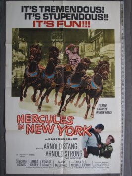 HERCULES IN NEW YORK (1970) Original Movie Poster