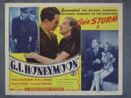G.I. HONEYMOON (1945) Title Lobby Card Poster