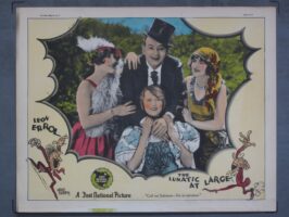 LUNATIC AT LARGE (1927) Lobby Card Poster