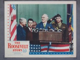 ROOSEVELT STORY (1947) Lobby Card Poster