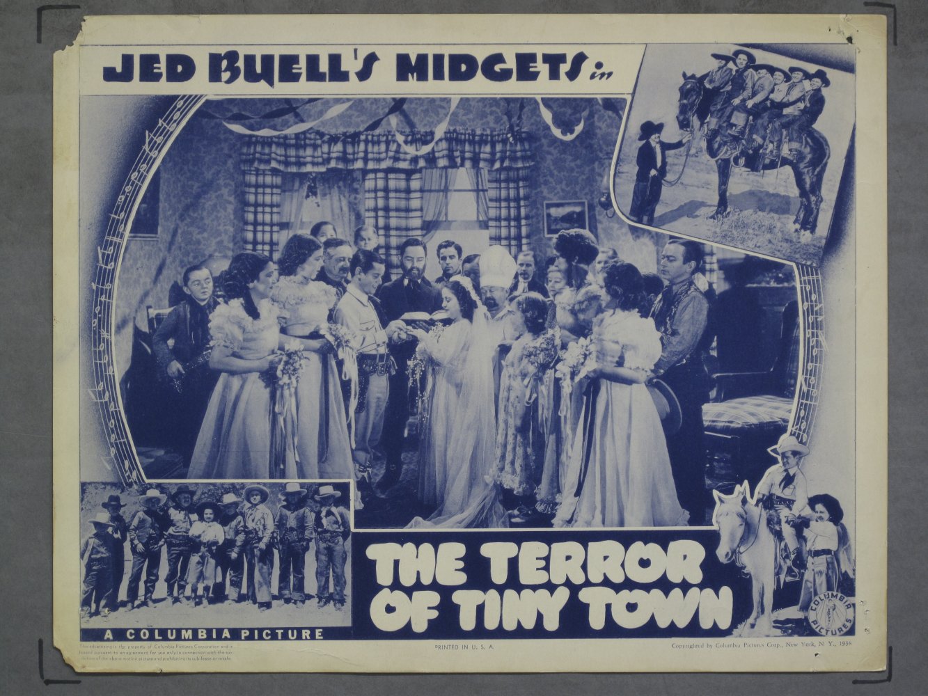 TERROR OF TINY TOWN (1938) Lobby Card Poster
