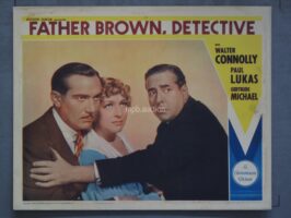 FATHER BROWN DETECTIVE (1934)  Lobby Card Poster
