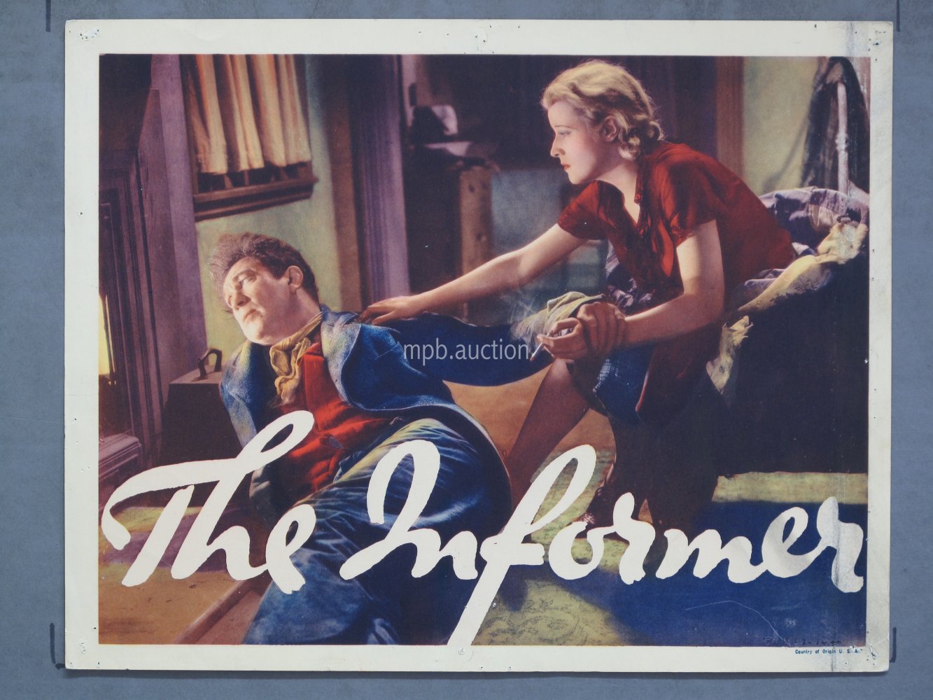 INFORMER, the (1935) Lobby Card Poster