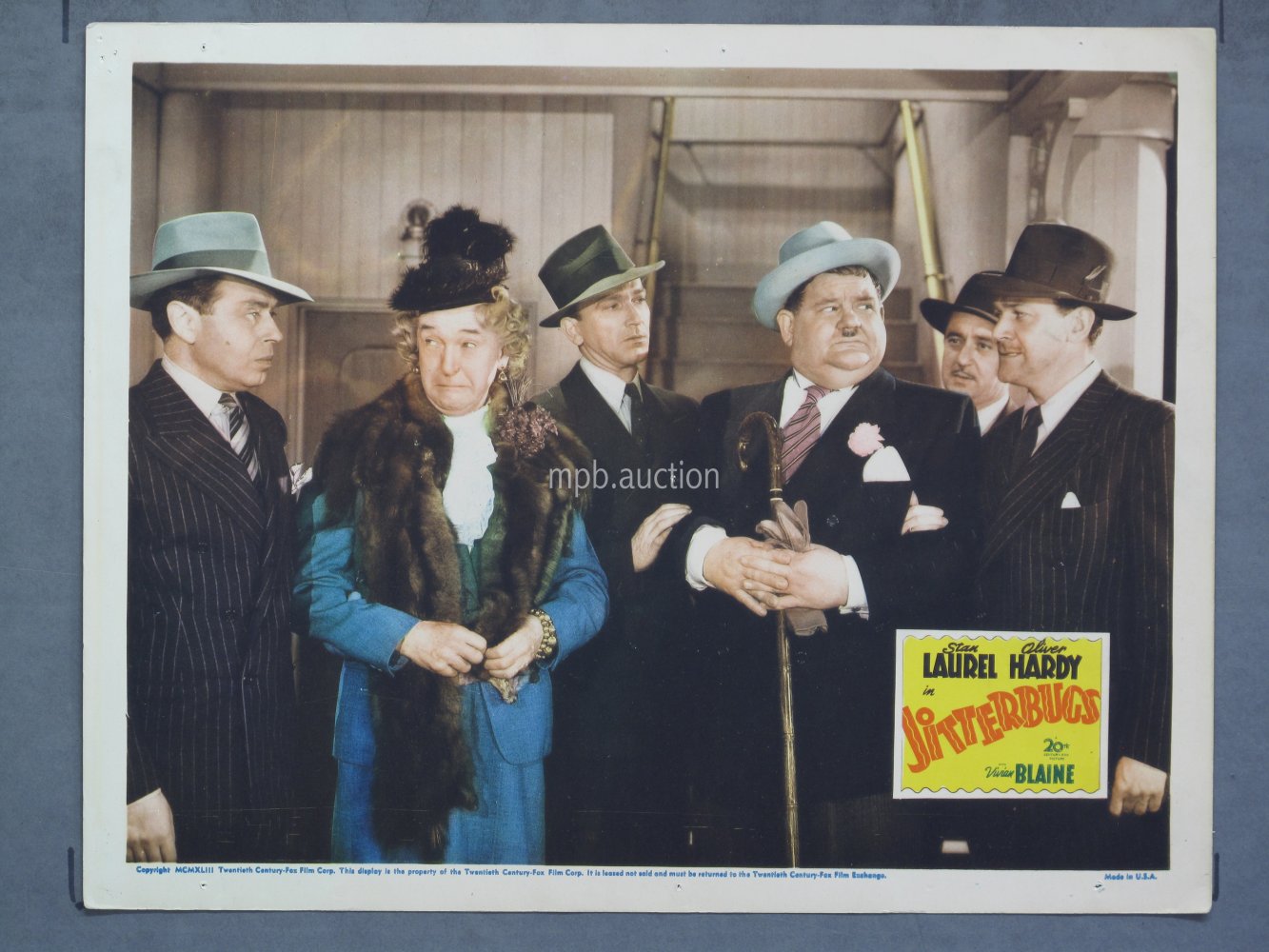 JITTERBUGS (1943) Lobby Card Poster