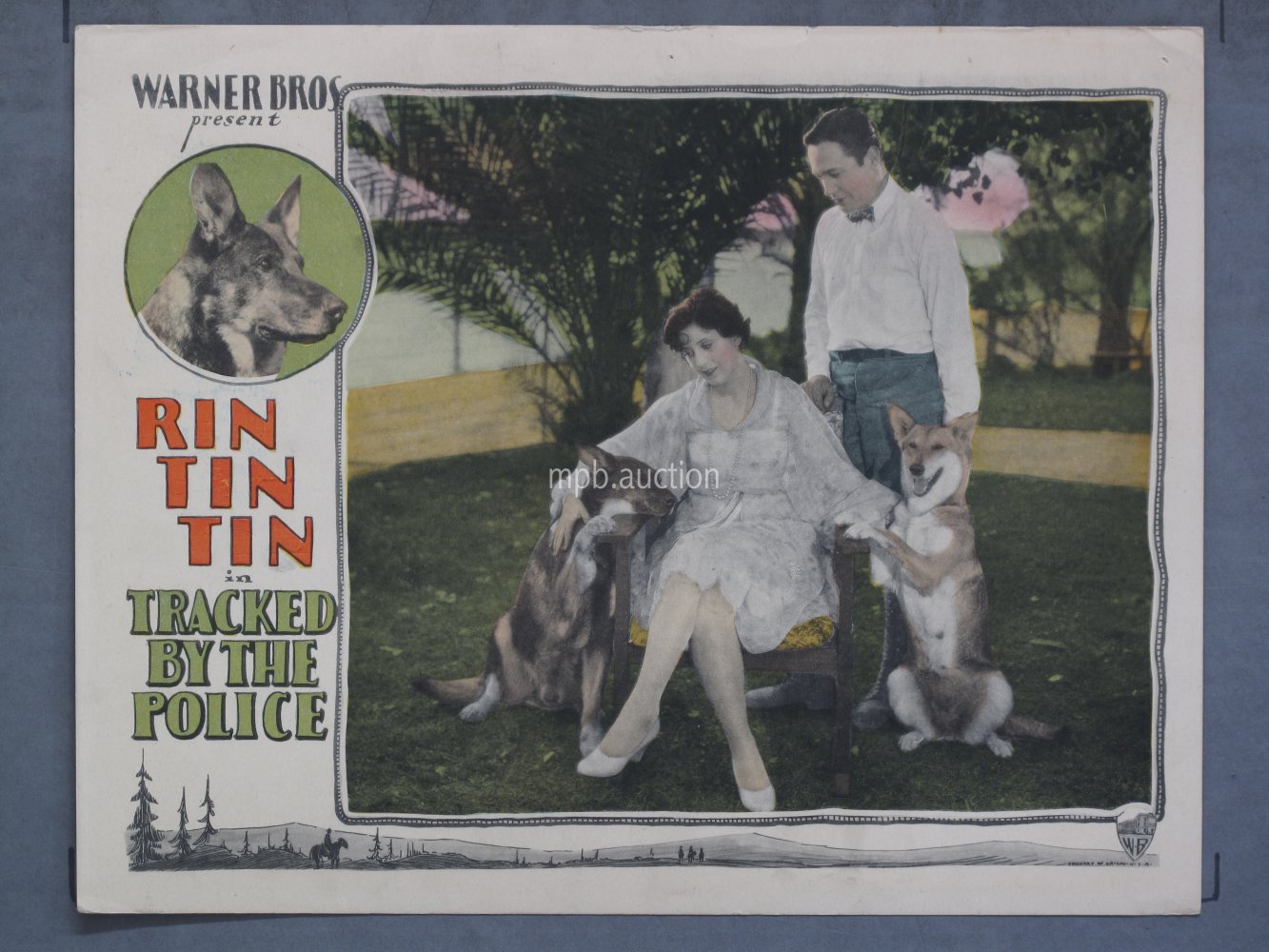 TRACKED BY THE POLICE (1927) Lobby Card Poster