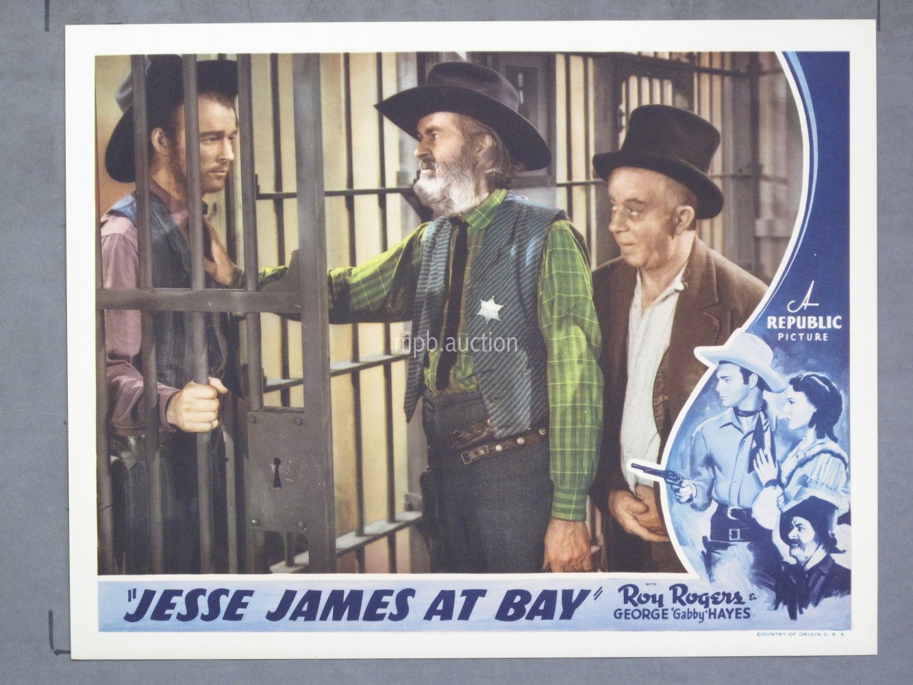JESSE JAMES AT BAY (1941) Lobby Card Poster