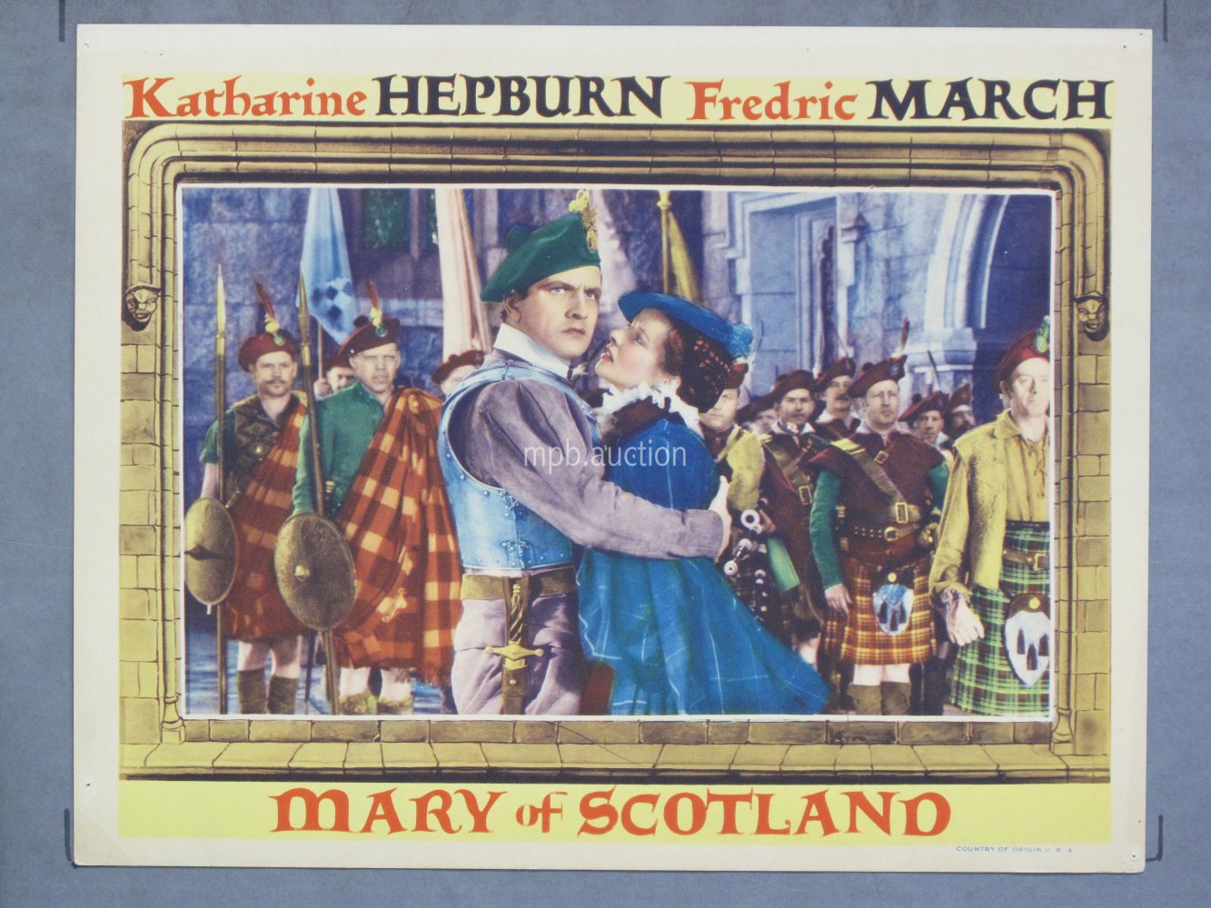 MARY OF SCOTLAND (1936) Lobby Card Poster