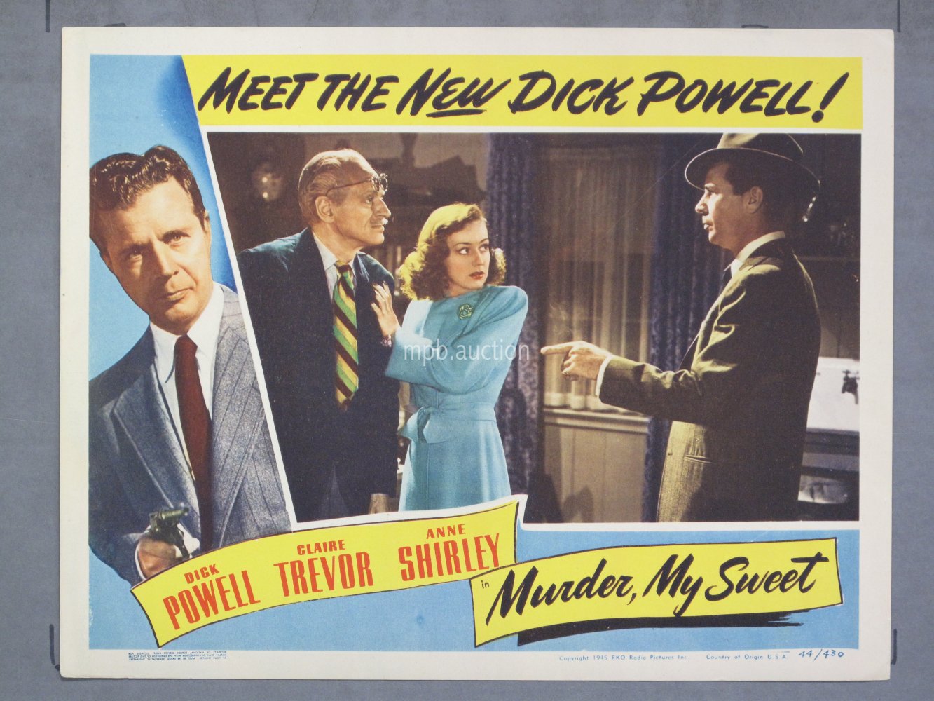 MURDER MY SWEET (1944) Lobby Card Poster