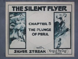SILENT FLYER (1926) Chapter 8 Title Lobby Card Poster