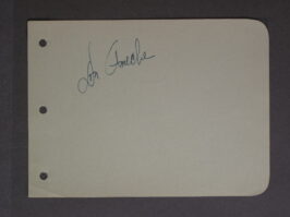 DON AMECHE AUTOGRAPH (1940s) Signed Autograph Book Page
