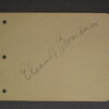 ELEANOR BOARDMAN AUTOGRAPH (1930s) Signed Autograph Book Page