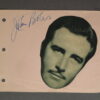 JOHN BOLES AUTOGRAPH (1930s) Signed Autograph Book Page