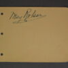 MAY ROBSON AUTOGRAPH (1930s) Signed Autograph Book Page