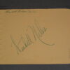 WENDELL NILES AUTOGRAPH (1945) Signed Autograph Book Page