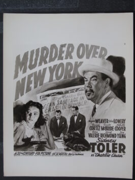 MURDER OVER NEW YORK (1940) 8x10 Still Photo